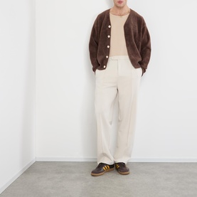 Logo Brushed Cardigan