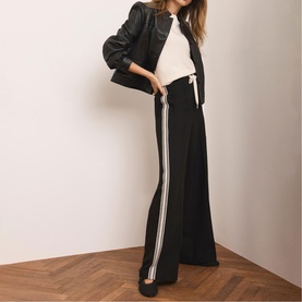 Crochet Striped Trousers