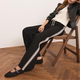 Crochet Striped Trousers