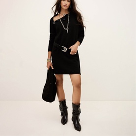 Cheima Zip Mini Dress