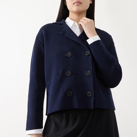 Delarose Double-Breasted Cardigan