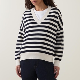 Foster Striped Knitted Sweater