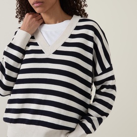 Foster Striped Knitted Sweater