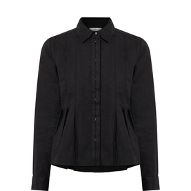 Dilana Pleated Linen Shirt