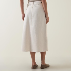 Dilys Mid-Rise Denim Skirt