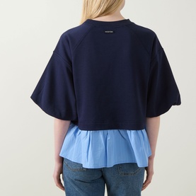 Dessy Layered Peplum Top
