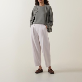 Pannie Ankle Length Barrel Trousers