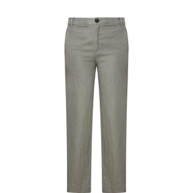 Solina Linen Straight-Leg Trousers