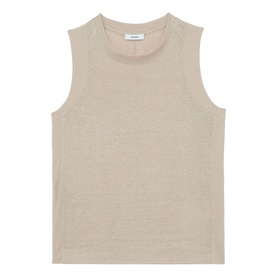Amy Ribbed-Trim Tank Top