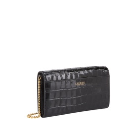 Adair Large Chain Croc Embossed Clutch