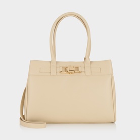 Alina Logo Shopper Tote Bag