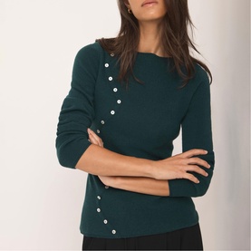 Button Detail Knitted Top
