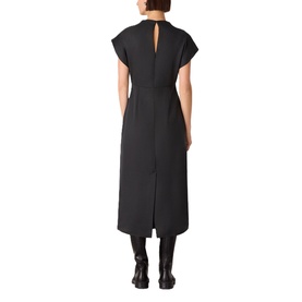 Twist Detail Flared Dress