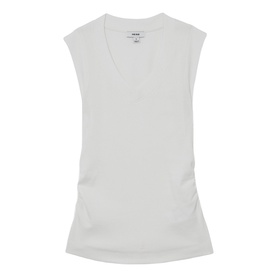 Sandy Ribbed Ruched Tank Top