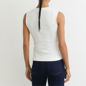 Sandy Ribbed Ruched Tank Top