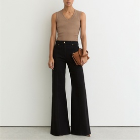 Sandy Ribbed Ruched Tank Top