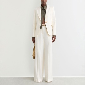 Malin Seam Mid-Rise Wide Leg Trousers