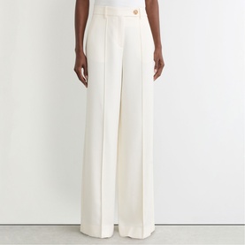 Malin Seam Mid-Rise Wide Leg Trousers