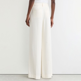 Malin Seam Mid-Rise Wide Leg Trousers