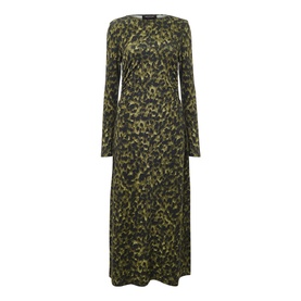 Animal Ruched Dress