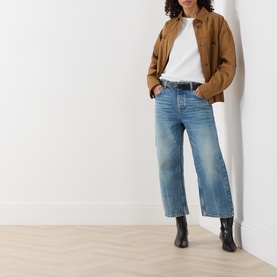 Deep Trance Dropped Boyfriend Jeans