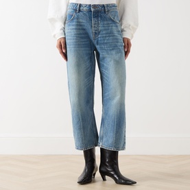 Deep Trance Dropped Boyfriend Jeans