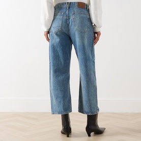 Deep Trance Dropped Boyfriend Jeans
