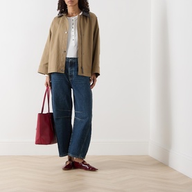 Good Luck Mid-Rise Barrel Leg Jeans
