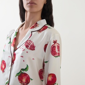 Lila Allegra Pomegranate Pyjama Set