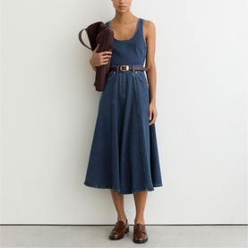 Rosie Denim Flared Dress