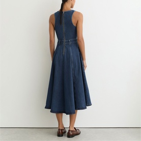 Rosie Denim Flared Dress