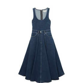 Rosie Denim Flared Dress