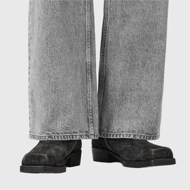 Lenny Loose High-Rise Straight Leg Jeans