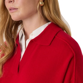 Knit Polo Sweater