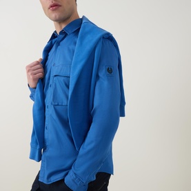 Scale Flap Pocket Logo Shirt