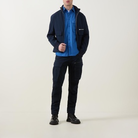 Scale Flap Pocket Logo Shirt