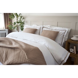 Aarie Oxford Duvet Set Natural