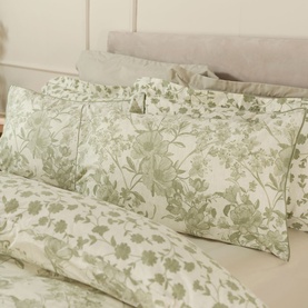 Ada Floral Duvet Set Sage