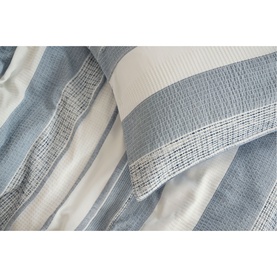 Rahil Striped Duvet Set Blue