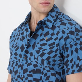 Angelo Checkered Logo Shirt