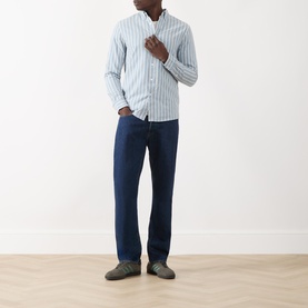 Steen Logo Striped Shirt