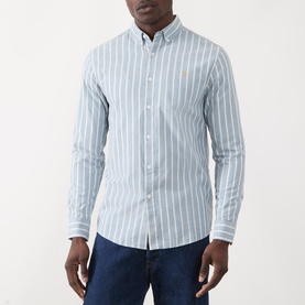 Steen Logo Striped Shirt