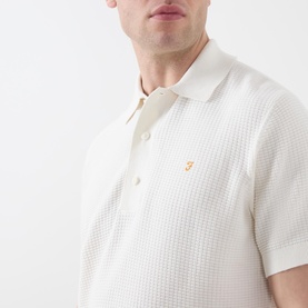 Thornley Logo Knit Polo Shirt