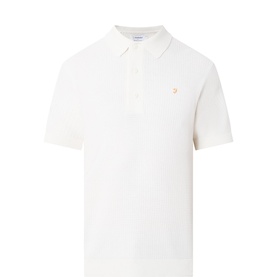 Thornley Logo Knit Polo Shirt