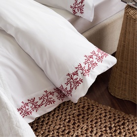 Mistletoe Duvet Set Red