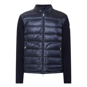 Logo Hybrid Zip Cardigan
