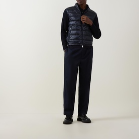 Logo Hybrid Zip Cardigan