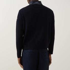 Logo Hybrid Zip Cardigan