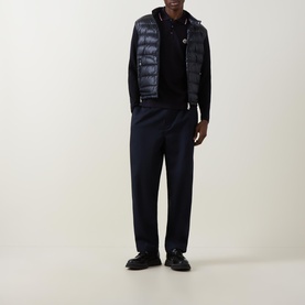 Logo Hybrid Zip Cardigan