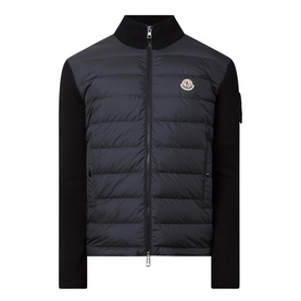 Felt Logo Padded Zip Sweatshirt